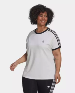 Дамска тениска Adidas плюс размер за ежедневно носене и спортни дейности